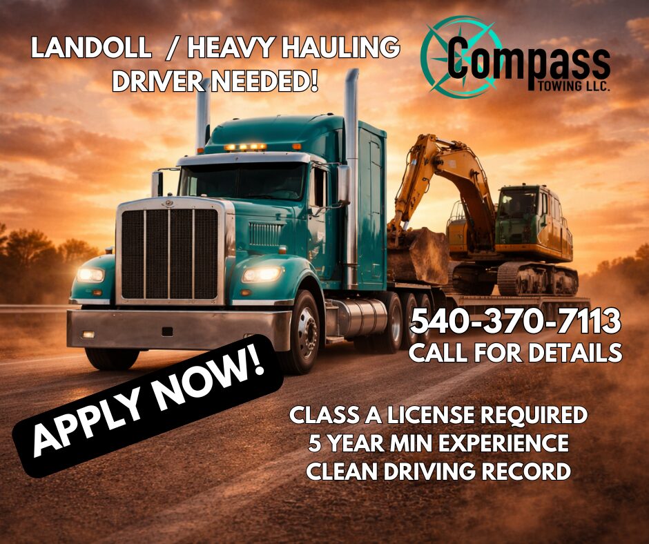 Heavy hauling Equipment  driver needed